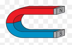 Horsehoe Magnet Clip Art - Horsehoe Magnet Vector Image