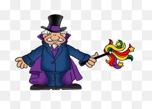 Occupations Clip Art By Phillip Martin, Magician