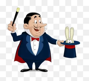 Out Of This World Magic Show - Cartoon Magician Clipart - Full ClipartFlare.com 