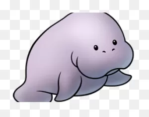 View Full Size Manatee Clipart - Cute Manatee - Png Download And ClipartFlare.com 