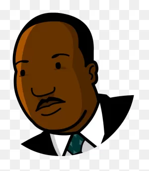 Cartoon Martin Luther King - Mlk Clipart - Png Download - Full ClipartFlare.com 