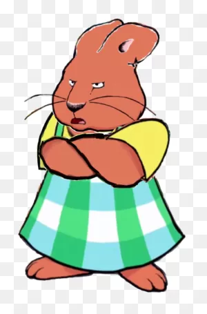 Max And Ruby Character Angry Louise - Max And Ruby Mad Clipart ClipartFlare.com 