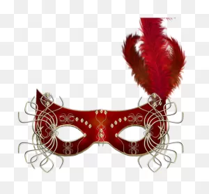 Masquerade Clipart Border - Red Masquerade Mask Png Transparent ClipartFlare.com 