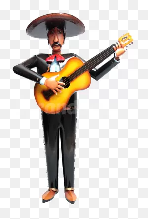 Mariachi Sculpture - Composer Clipart - Large Size Png Image - ClipartFlare