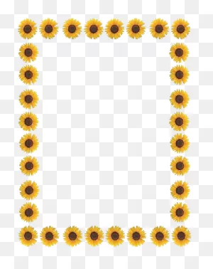 Download Hd Sunflower Clipart Common Sunflower Printing ClipartFlare.com 