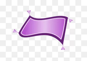 Painted Purple Magic Carpet Free Image Download