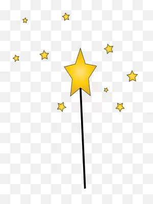 Wand Magic Stars Clipart Kid - ClipartFlare