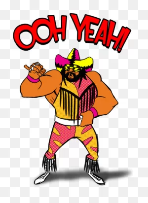 Randy Savage Vector Png Images - Wwe Macho Man Cartoons - (400X565 ClipartFlare.com 