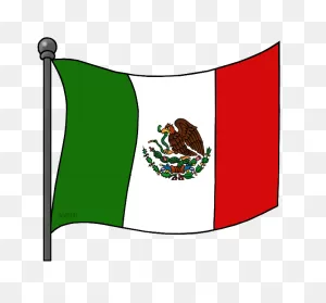 Mexico Clip Art By Phillip Martin, Mexican Flag