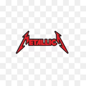 Printed Vinyl Metallica Logo | ClipartFlare