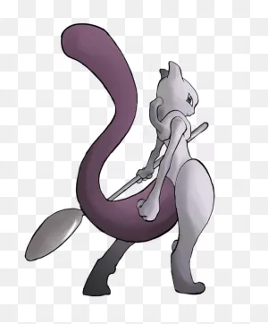 Download I Think I Would Rather Catch This One - Mewtwo With Spoon ClipartFlare.com 
