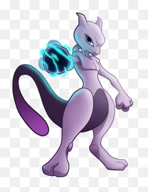 Pokemon Clipart Mewtwo, Pokemon Mewtwo Transparent - Pokemon ClipartFlare.com 
