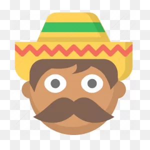 Guy, Man, Mexican, Mexico, Mustache, Sombrero Icon - Download ClipartFlare.com 