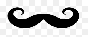 Mustache Clipart Twirly - Curly Mustache Clip Art - Png Download ClipartFlare.com 