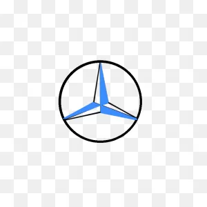 How To Draw A Mercedes Logo - Step By Step Easy Drawing Guides ClipartFlare.com 