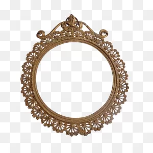 Fancy Picture Frame Circle - ClipartFlare