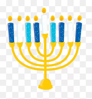 Hanukkah Png - Menorah Clipart Transparent Background - Full Size ClipartFlare.com 