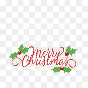 Strikingly Design Free Merry Christmas Clipart Title - Merry ClipartFlare.com 