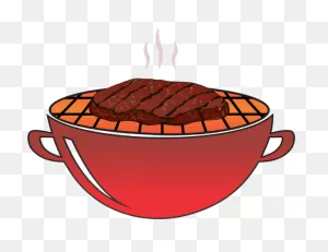 Meat Food Tableware Cuisine Clipart - Meat Clipart Food Clip Art