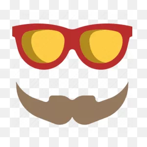 Hipster, Men, Mustache, Old, Sunglasses Icon - Download On ClipartFlare.com 