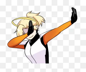 Everyone Needs A Dabbing Mercy ” - Mercy Overwatch Dabbing Clipart ClipartFlare.com 