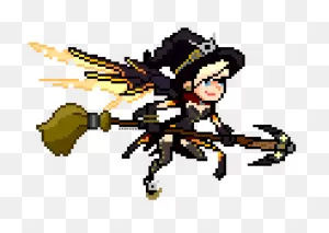 Overwatch Mercy Pixel Spray Clipart - Full Size Clipart (#5756196 ClipartFlare.com 
