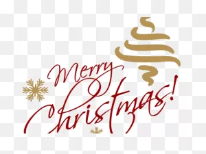 Merry Christmas Text Clipart Picsart Png - Cute Merry Christmas ClipartFlare.com 
