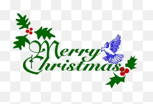 Merry Christmas Text Png - Merry Christmas Green Png - (540X375 ClipartFlare.com 
