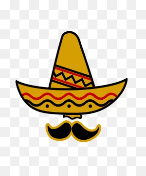 Sombrero Hat Mexico Bart Deep Hidden Nose 260 Puzzle For Sale By ClipartFlare.com 