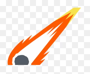 Download Meteor Clipart Clear Background - Comet Transparent ClipartFlare.com 