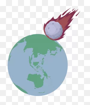 Meteor Falling On Earth Clipart. Free Download Transparent .png ClipartFlare.com 