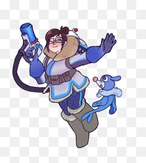 Mei And Popplio | Overwatch | Know Your Meme
