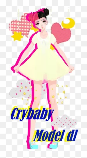 Jpg Royalty Free Download Mmd Tda Melanie Martinez - Mmd Crybaby ClipartFlare.com 