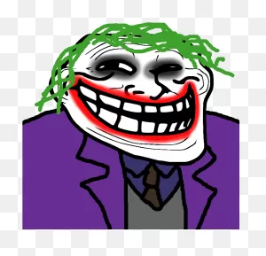 100Kib, 750X750, Joker Trollface - Great Sperm Race Meme Clipart ClipartFlare.com 