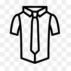 Clothing, Mens, Menswear, Shirt, Short, Sleeved, Tie Icon - Download ClipartFlare.com 