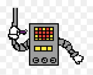Mini Mettaton Bot , Png Download - Mini Mettaton Clipart - Large ClipartFlare.com 