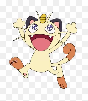 Meowth Pokemon Clipart Transparent - ClipartFlare