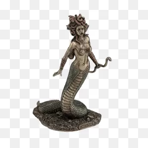 Bronze Medusa Statue - Medieval Collectibles