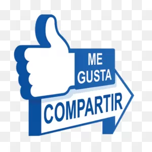 Me Gusta Compartir 3D Transparent Png - Stickpng