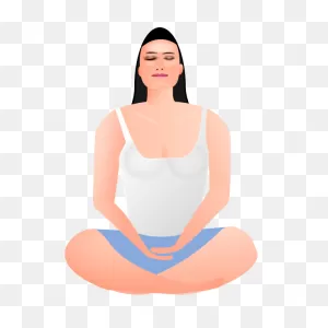 Meditation Clipart Illustration In Png, PNG-WebP