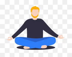 Meditation Joypixels Sticker - Meditation Joypixels Lotus Position ClipartFlare.com 