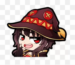 Smug Megumin Sticker