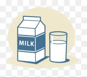Milk Clipart Sack Lunch With Apple And Milk Carton - Carton Of ClipartFlare.com 
