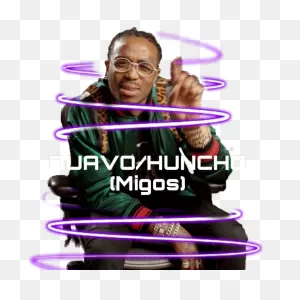 Migos Quavo Music Huncho Sticker By @10Yafes10Sefay10