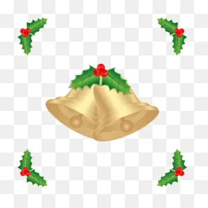 Christmas Bell Mistletoe - Free Vector Graphic On ClipartFlare