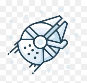Millennium Falcon Clipart - Png Download - Full Size Clipart ClipartFlare.com 