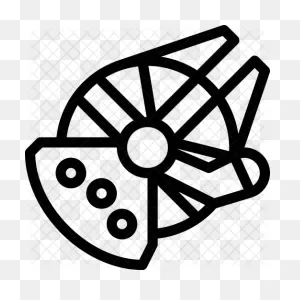 Millennium Falcon Icon - Millennium Falcon Clip Art Transparent ClipartFlare.com 