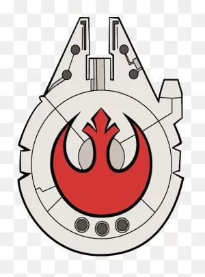 Millennium Falcon Rebel - Millennium Falcon Logo - (651X879) Png ClipartFlare.com 