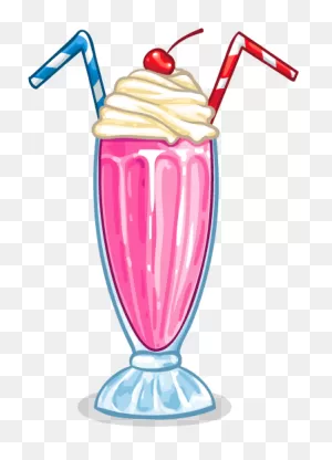 Milkshake Clipart Burger - Clipart Milkshake Png Transparent Png ClipartFlare.com 