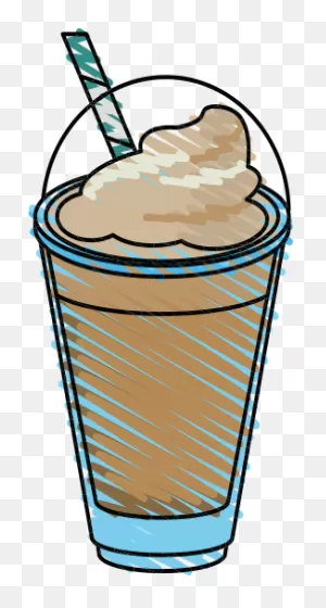 Milkshake Clipart Whipped Cream Png - Doodle Face Milkshake ClipartFlare.com 